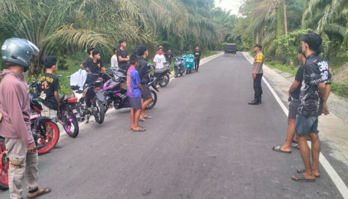 Patroli Ramadan, Polsek Baras Sambangi Remaja di Desa Kasano, Cegah Balap Liar dan Knalpot Brong