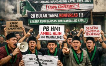 20 Bulan Tanpa Konfercab, Kader Desak PB HMI Ambil Alih HMI Cabang Mandailing Natal