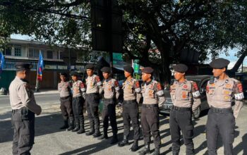 Pastikan Warga Nyaman Berburu Takjil, Samapta Polres Majene Intensifkan Pengamanan