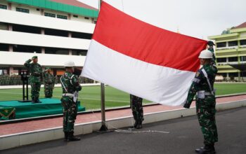 Perkokoh Disiplin dan Jati Diri, Kodam II/Sriwijaya Gelar Upacara Bendera Mingguan