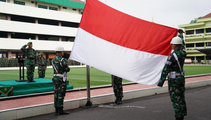Perkokoh Disiplin dan Jati Diri, Kodam II/Sriwijaya Gelar Upacara Bendera Mingguan