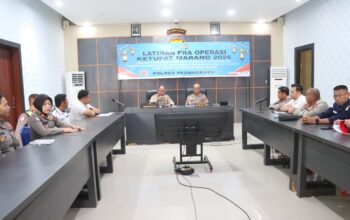 Polres Pasangkayu Gelar Latihan Pra Operasi Ketupat Marano 2026, Siapkan Personel Amankan Idul Fitri