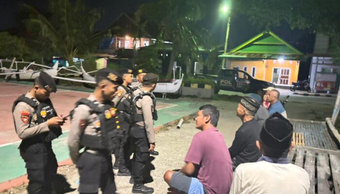 Jaga Kondusifitas Ramadhan, Samapta Polres Majene Intensifkan Patroli Kamtibmas di titik Kerumunan Warga