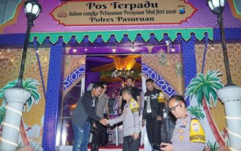 Pantau Arus Mudik, Kapolres Pasuruan Tekankan Kewaspadaan dan Pelayanan Humanis