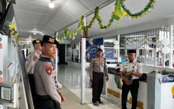 Pasca Lebaran, Samapta Polres Majene Patroli Kamtibmas ke Rutan Kelas II B, Pastikan Situasi Aman dan Kondusif
