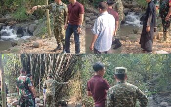 Jembatan Penghubung Karanganyar Ditinjau Dandim 0819 Pasuruan, Prioritaskan Keselamatan Warga