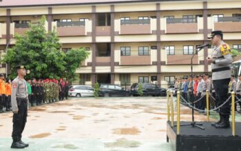 Sinergitas TNI–Polri dan Instansi Terkait Warnai Apel Gelar Pasukan Operasi Ketupat 2026 di Gowa