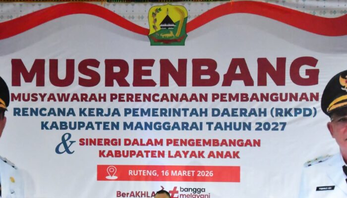 Pemda Manggarai Gelar Musrenbang RKPD 2027