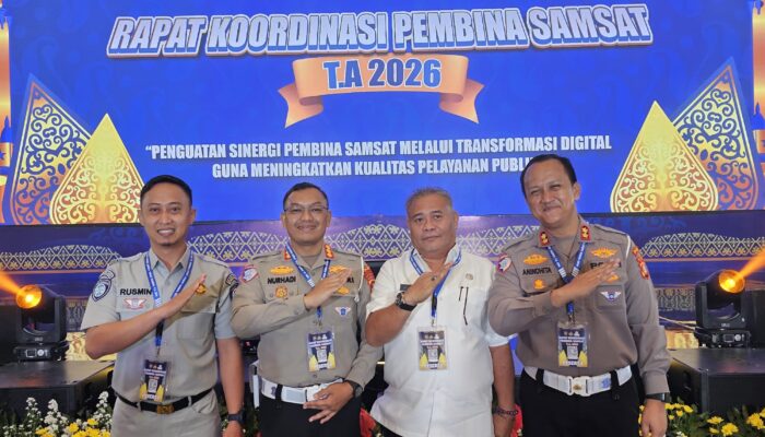 Hadiri Rakor Samsat Nasional di Semarang, Dirlantas Polda Sulbar Komitmen Perkuat Sinergi dan Transformasi Digital