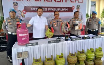 Polres Pasuruan Ungkap Kasus Penyalahgunaan LPG Subsidi, Dua Tersangka Diamankan