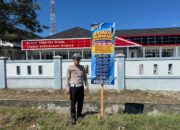 Wujudkan Keselamatan Berlalu Lintas, Ditlantas Polda Sulbar Pasang Banner Himbauan di Sejumlah Titik Mamuju
