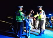 Prioritaskan Keselamatan Berkendara, Ditlantas Polda Sulbar Gencarkan Patroli Malam