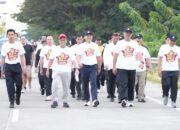 Ditlantas Polda Sulbar Meriahkan CFD Lewat Kampanye Keselamatan Dengan Cara Lebih Menarik