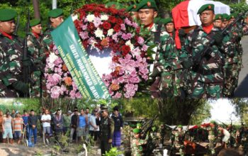 Penghormatan Terakhir untuk Sertu Mohammad Haris, Prajurit Berdedikasi yang Gugur karena Sakit