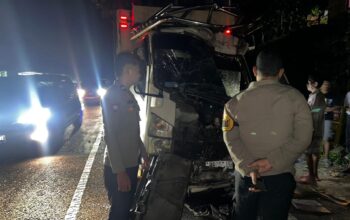 Polsek Malunda Gerak Cepat Tangani Laka Lantas di Ulumanda, Satu Orang Luka Serius