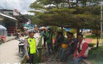 Unit Kamsel Sat Lantas Polres Mamasa Gencarkan Sosialisasi Tertib Lalu Lintas Demi Keselamatan Bersama
