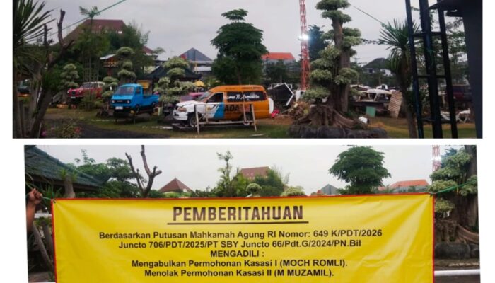 Romli Pasang Spanduk di Lahan Sengketa, Tegaskan Putusan MA Harus Dipatuhi