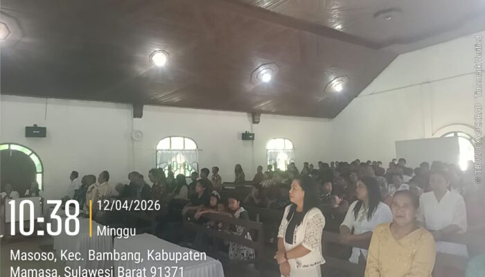 Pengamanan Ibadah Minggu di Masoso Berlangsung Aman, Wujud Kehadiran Polri di Tengah Masyarakat Narasi