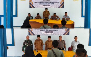 Pastikan Berjalan Lancar dan Aman, Babinsa Koramil Gondangwetan Hadiri Penetapan Perangkat Desa Kersikan