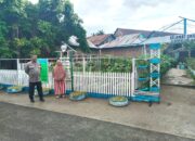 Bhabinkamtibmas Polsek Banggae Pantau Kebun Hortikultura KWT Mawar, Pekarangan Jadi Sumber Pangan