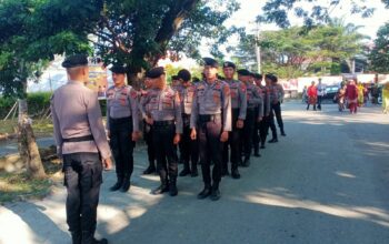 Polres Pasangkayu Turunkan Puluhan Personel, Amankan Peringatan Hari Jadi Kabupaten Berlangsung Aman dan Meriah