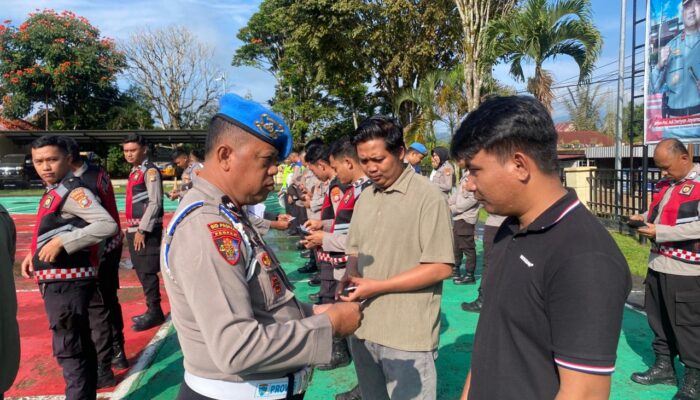 Polres Mamasa Terima Kegiatan Gaktiblin dari Bid Propam Polda Sulawesi Barat