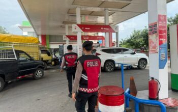 Patroli Dialogis Perintis Presisi, Pelaku UMKM dan SPBU Diberi Imbauan Kamtibmas