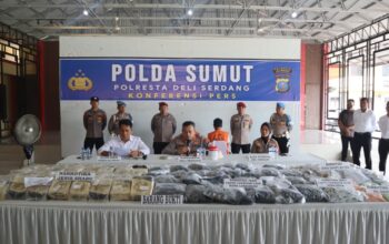 Satres Narkoba Polresta Deliserdang Gagalkan Peredaran 53 Kg Sabu Asal Malaysia