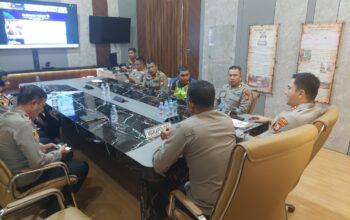 Kapolres Gowa Pimpin Jajaran Ikuti Dialog Penguatan Internal Polri Secara Daring