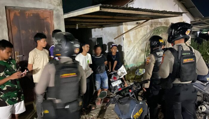 Tekan Kriminalitas Malam Hari, Samapta Polres Gowa Aktif Patroli Mobile