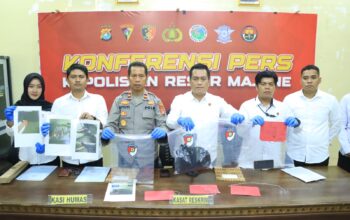 Lewat Konferensi Pers, Polres Majene Beberkan Motif Pembunuhan Lansia di Majene, Berawal dari Perselisihan Utang