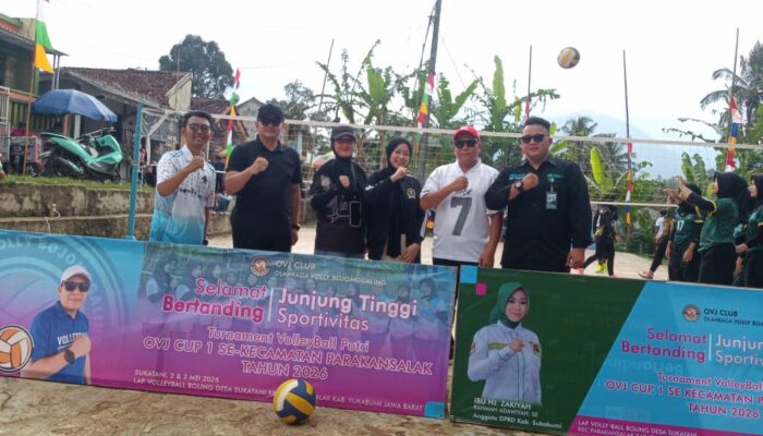 Turnamen Voli Putri OVJ Cup 1 Se-Kecamatan Parakansalak Digelar di Bojonggaling, Junjung Tinggi Sportivitas