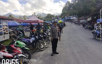 Polsek Mambi Gelar Pengamanan Pasar, Arus Lalu Lintas Terkendali dan Situasi Aman Kondusif