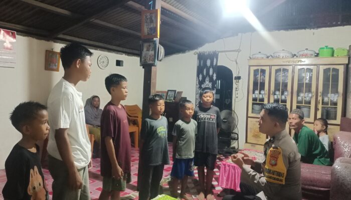 Bhabinkamtibmas Turun Langsung Tangani Aduan, Anak-anak Diberi Pembinaan Humanis di Randomayang