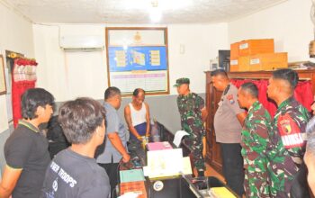 Dandim 0819/Pasuruan Bersama Pasi Intel Datangi Polsek Grati Terkait Kasus Curanmor