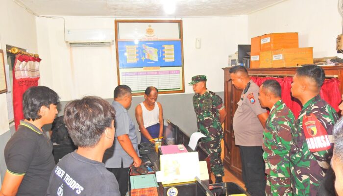 Dandim 0819/Pasuruan Bersama Pasi Intel Datangi Polsek Grati Terkait Kasus Curanmor