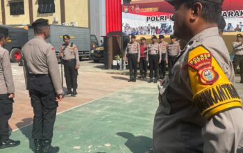 Polres Gowa Asah Formasi dan Kekompakan Lewat Latihan Dalmas Rutin