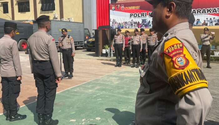 Polres Gowa Asah Formasi dan Kekompakan Lewat Latihan Dalmas Rutin