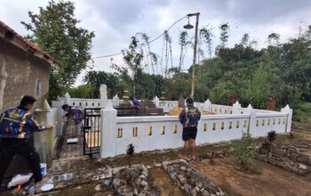 Team BKO DPP LSM LASKAR NKRI Gelar Napak Tilas dan Renovasi Situs Kramat Caringin Kurung