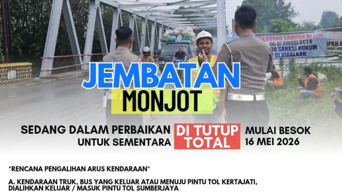 Jembatan Monjot Majalengka Rusak, Arus Menuju Tol Cipali Dan Bandara Kertajati Dialihkan