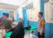 Respon Cepat Polsek Pamboang Tangani Kecelakaan di Poros Majene-Mamuju, Dua Korban Dievakuasi ke Puskesmas