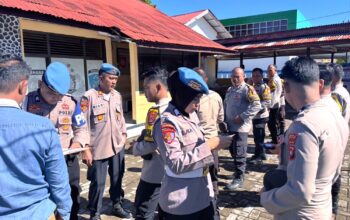 Tegakkan Disiplin Internal, Propam Polres Majene Gelar Gaktiblin di Polsek Malunda