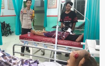 Respons Cepat Polsubsektor Tubo Sendana Tangani Kecelakaan di Jalur Trans Sulawesi Desa Onang