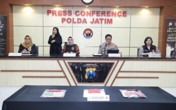 Polda Jatim Amankan Tersangka Kasus Kekerasan Seksual Dua Anak Dibawah Umur