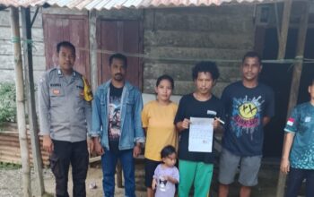 Bhabinkamtibmas Polsek Baras Mediasi Kasus Pemukulan, Kedua Belah Pihak Sepakat Damai Secara Kekeluargaan