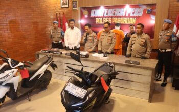 Ungkap 3 Kejahatan Jalanan, Polres Pasuruan Tangkap Pelaku Begal dan Curanmor