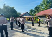 Propam Polres Majene Gelar Gaktiblin di Polsek Banggae, Tekankan Profesionalitas dan Pelayanan Maksimal