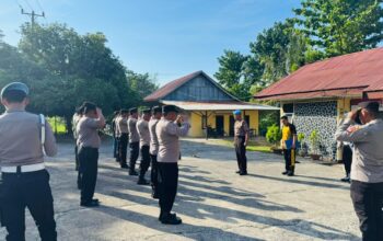 Propam Polres Majene Gelar Gaktiblin di Polsek Banggae, Tekankan Profesionalitas dan Pelayanan Maksimal