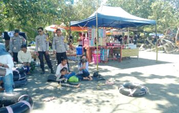 Personel Polsek Sarudu Siaga Amankan Objek Wisata Pasca Idul Adha 1447 H, Wujudkan Situasi Aman dan Kondusif