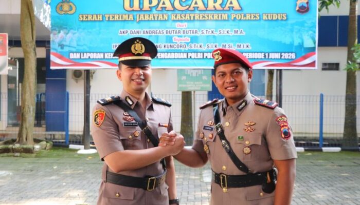 Jabatan Kasat Reskrim Berganti, Kapolres Kudus: Tantangan Penegakan Hukum Kian Kompleks